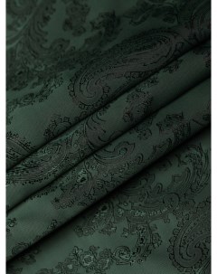 Подкладочная ткань S528 41 Поливискоза жаккард темно зеленая 1 метр Mdc fabrics
