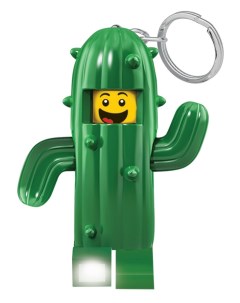 Брелок фонарик для ключей Cactus Boy Мальчик кактус Lego