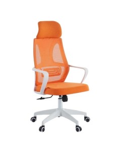 Кресло компьютерное игровое Chairman CH636 оранжевый белый CH636 оранжевый белый