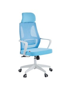 Кресло компьютерное игровое Chairman CH636 синий белый CH636 синий белый