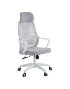 Кресло компьютерное игровое Chairman CH636 светло серый белый CH636 светло серый белый