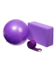 Блок для йоги Sangh блок ремень мяч 2579467 Purple блок ремень мяч 2579467 Purple