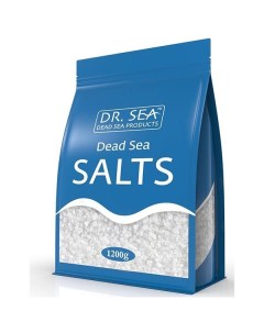 Соль для ванн Мертвого моря натуральная Dr Sea ДокторСи пак 1200г Др.муд лтд