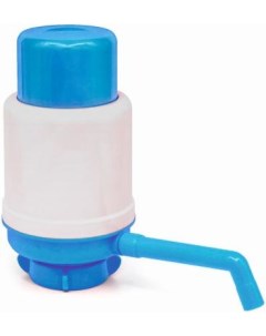 Помпа для 19л бутыли Дельфин Эко механический голубой картон Aqua work