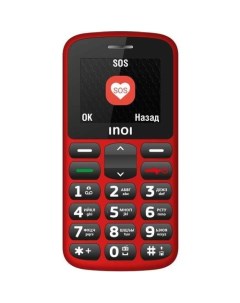 Сотовый телефон 107B красный Inoi