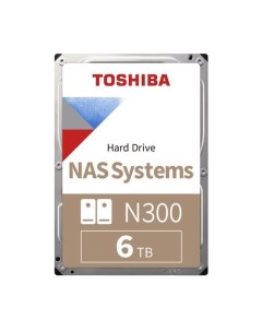 Жесткий диск N300 HDWG460UZSVA 6ТБ HDD SATA III 3 5 BULK Toshiba