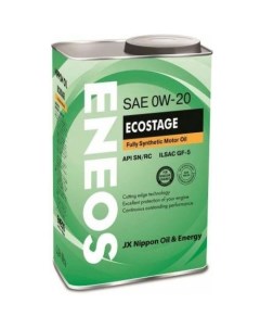 Моторное масло Ecostage 0W 20 1л синтетическое Eneos