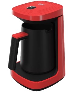 Кофеварка турка электрическая TKM2940K молотый 260мл красный черный 500Вт 8815983200 Beko