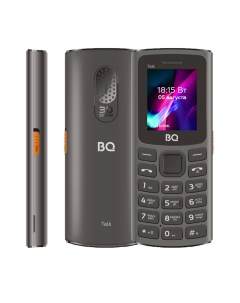 Мобильный телефон 1862 Talk 1 77 160x128 TFT 64Mb RAM 64Mb BT 2 Sim 600 мА ч micro USB серый Bq