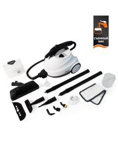 Пароочиститель Bort BDR-2700-R 2200Вт, белый/черный (93412987)