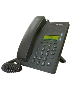 VoIP телефон ES205 PN 2 SIP аккаунта монохромный дисплей PoE черный 336706 Escene