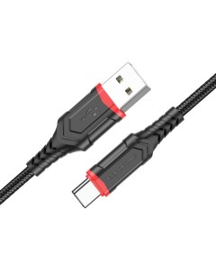 Кабель USB Type C USB 3A быстрая зарядка 1м черный BX67 6974443383409 Borofone