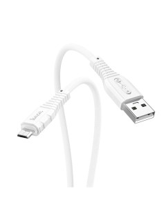Кабель Micro USB USB 2 4A 1м белый X67 55858 Hoco