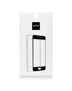 Защитное стекло Clean Line для экрана смартфона Oppo A17 Full screen ударопрочное черная рамка 3D 21 Activ