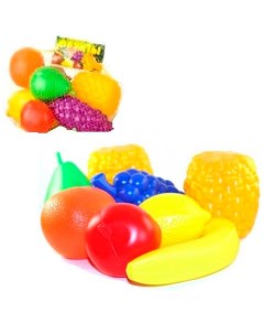 Набор продуктов Овощи и фрукты игрушечные в сетке Bolalar