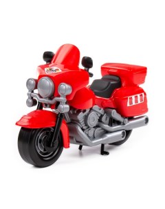 Мотоцикл полицейский Харлей красный 27 5х12х19 5 см П 8947 красный Полесье