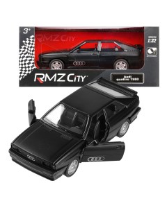 Машинка металлическая RMZ City 1 32 Audi Quattro Coupe 1980 1991 черный матовый 554066M Uni fortune