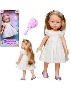 Кукла Времена года 32 см в белом кружевном платье PT 01860 Abtoys