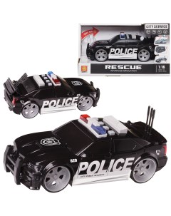 Полицейская машинка Junfa 1 16 фрикционная свет звук WC 11485 Junfa toys