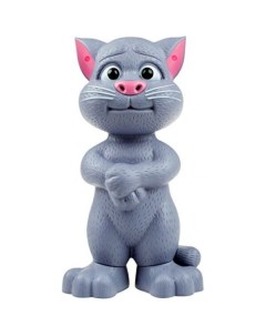 Интерактивная игрушка говорящий кот Том серый DD Tom Nobrand