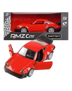 Машинка металлическая RMZ City 1 32 Porsche 930 Turbo 1975 1989 красный 554064R Uni fortune