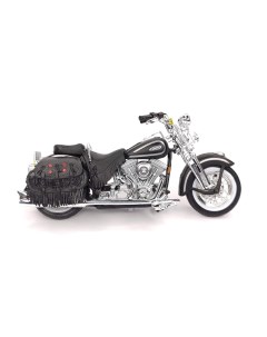 Мотоцикл Harley Davidson 1999 FLSTS Heritage Softail Springer 1 18 черный 39360 Maisto