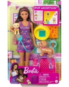 Игровой набор Barbie Барби и щенки HKD86 Mattel