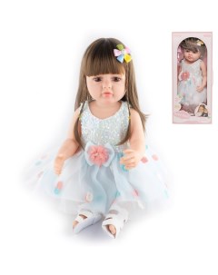 Кукла Junfa в нежно голубом платье 55 см WJ 35961 Junfa toys