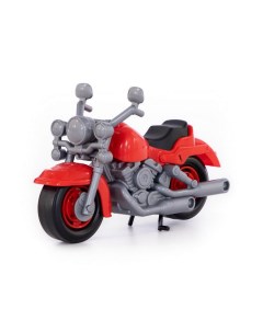 Мотоцикл гоночный Кросс красный 27 5х12х18 см П 6232 красный Полесье