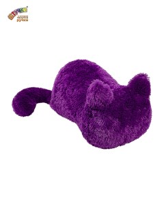 Мягкая игрушка Котя мех фиолетовый Штучки, к которым тянутся ручки
