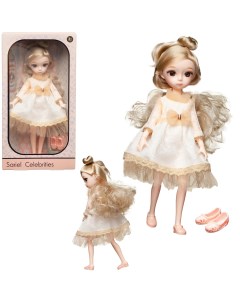Кукла Junfa в бело золотом платье 25 см WJ 37768 Junfa toys