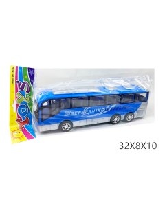 Игрушка 828 D4 пластмассовый Автобус инерционный синий Veld co