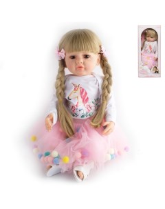 Кукла Junfa в белой кофте и розовой юбке 55 см WJ 35948 Junfa toys