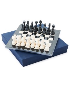 Шахматы из камня Карфаген белый ракушечник и мрамор 30 Pakshah