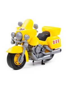 Мотоцикл полицейский Харлей жёлтый 27 5х12х19 5 см П 8947 жёлтый Полесье
