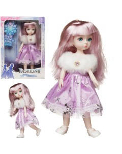 Кукла Junfa Зимняя принцесса в фиолетовом платье 22 см WJ 34771 Junfa toys