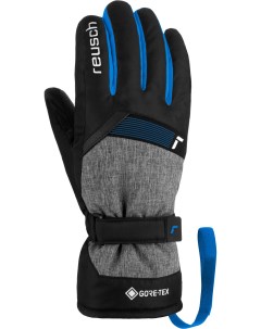 Перчатки детские Flash Gore Tex Junior Black Black Melange Brilliant Blue 15 Reusch