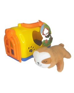 Мягкая игрушка ленивец с домиком Цвет Коричневый Cute pets