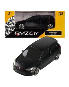 Машинка металлическая RMZ City 1 64 Volkswagen Golf GTI цвет черный 344021SM Uni fortune