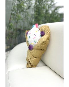Мягкая подушка игрушка антистресс Вафля Гонконгская песочный Lidisgenekls