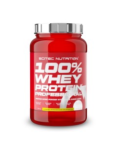 Протеин 100 Whey Protein Professional 920 г лимонный чизкейк Scitec nutrition