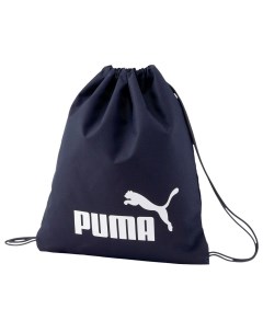 PHASE GYM SACK Сумка мешок спортивная Темно синий Белый Puma