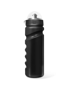 Бутылка для воды с крышкой без логотипа 750 мл Черный 75NL black Be first