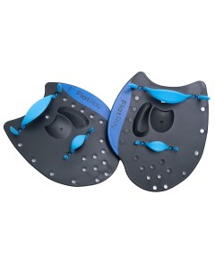 Лопатки для плавания Training Paddles Pro черный синий M Flat ray