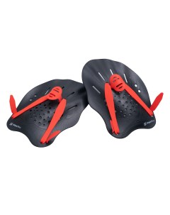 Лопатки для плавания Hand Paddles черный красный M Flat ray