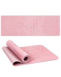 Коврик для йоги Будда pink 183 см 6 мм Sangh