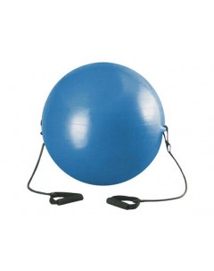 Мяч гимнастический с эспандером 65 см в ассортименте Libera
