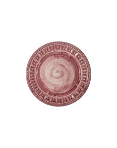 Тарелка закусочная Augusta 22см розовая керамика MC F566300328D1531_ Matceramica