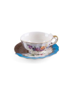 Чайная пара Kerma 09171 Дизайнерская посуда из фарфора Seletti