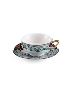 Чайная пара Aspero 09173 Дизайнерская посуда из фарфора Seletti